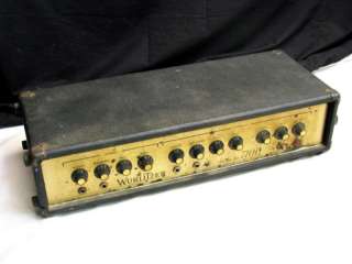 WURLITZER 7100 solid state stereo Amp Head vintage 60s  