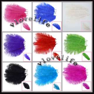 10PCS Royal Blue Ostrich Feathers approx 10 12 25 30  