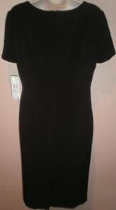 Evan Picone Womens Dress Sz 8 NWT $100 Black  