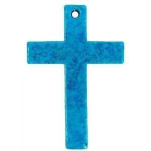  Chinese Turquoise Cross   30x40mm 