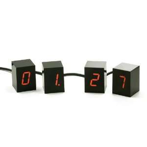  Jonas Damon   Areaware   Numbers LED Clock Red