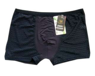 Men BAMBOO Silk Fiber Boxer Underwear Briefs SEAMLESS ULTRA Soft 