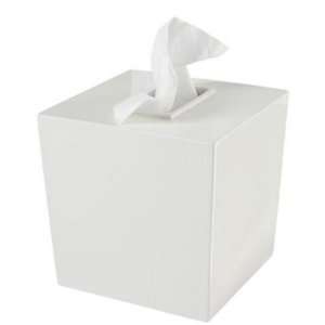 FocusFoodService BS SPA9W Spa Boutique Tissue Box Cover   White   Pack 