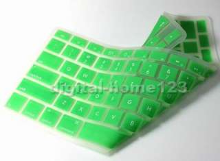 Silicone Cover Keyboard top Case For Mac Book 13 Green  