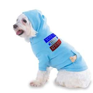  VOTE FOR ATTORNEY Hooded (Hoody) T Shirt with pocket for 
