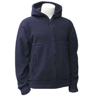 National Safety Apperal Sweatshirt Navy Flame Resistant Deluxe Zip Up 
