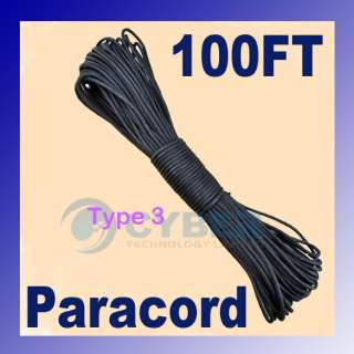 Rope Cord Parachute Cord Paracord 330lb 7 Strand 100FT  