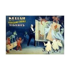  Kellar and his perplexing cabinet mysteries 20x30 poster 