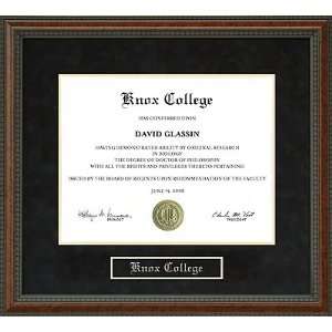 Knox College Diploma Frame