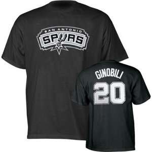  Manu Ginobili San Antonio Spurs Jersey Name and Number T shirt 