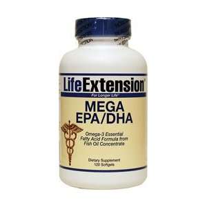  Life Extension Mega EPA/DHA, 120 Softgel Health 
