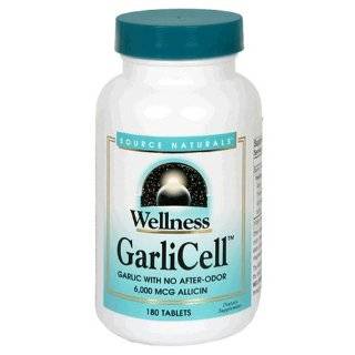 13. Source Naturals GarliCell 6000mcg Allicin, 180 Tablets by 