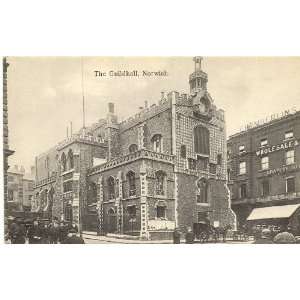   Vintage Postcard The Guildhall Norwich England UK 