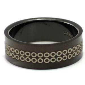   Dots Design Stainless Steel Ring by BodyPUNKS (RBS 006), in 10 (US