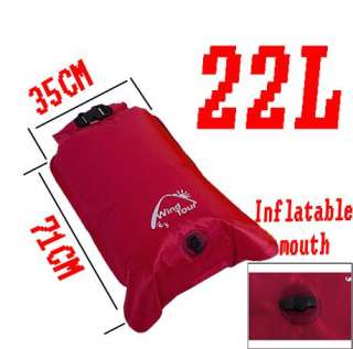 22L Multifunction Floating Waterproof DryBag Air Pillow  