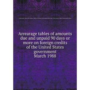   or more on foreign credits of the United States government. March 1988