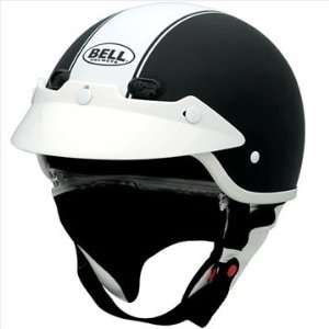  Bell Shorty Rally Motorcycle Half Helmet Black 2X 