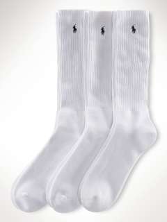 Cushioned Sport Sock 3 Pack   Big & Tall Socks   RalphLauren