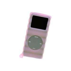  Cellet iPod Nano Light Pink Curve Silicone Case with Strap 