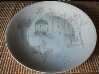 Large Dinner Plate Rosenthal China Rendezvous Pattern 1950s Made in 