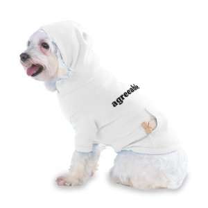  agreeable Hooded T Shirt for Dog or Cat LARGE   WHITE Pet 