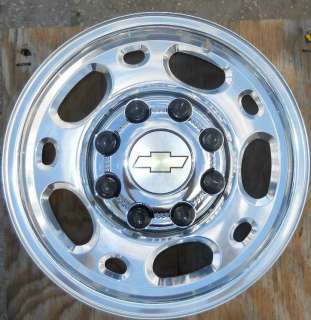   Alloy Wheels with OEM Bowtie Caps for Chevy Silverado 2500 NEW  