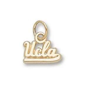  UCLA Bruins 10K Gold Script UCLA 1/4 Pendant Sports 