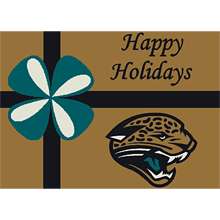   Company Jacksonville Jaguars Holiday 3 Ft. 10 In. x 5 Ft. 4 In. Rug