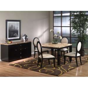  Armen Living Torino 43 x 43 Square Dining Table Top and 