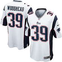 Mens Nike New England Patriots Danny Woodhead Game White Jersey 