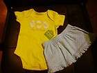 NEW with Tags ~ Baby Girl Spring EASTER Outfit ~ onesie with skirt ~ $ 