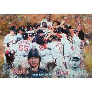 Boston Red Sox (Group   The Curse Is Over) Sports Poster Print   11 X 