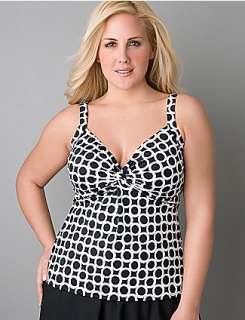 Ring pattern swim tank by Miraclesuit® in sizes 16   24  Cacique 
