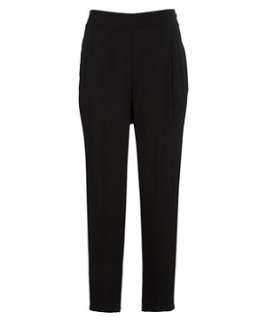 Black (Black) Inspire Black Drawstring Zip Ankle Trousers  251153501 
