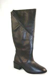 Leah Vixamar Designer Black Leather Boots  