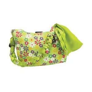  Embassy Lovely Daisy Covered Purse Beautiful Lime Green 