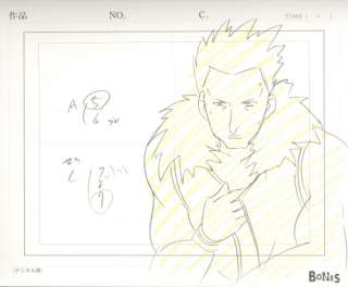 FULLMETAL ALCHEMIST Anime Ep 34 Studio Bones Cel Sketch  