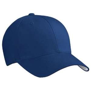  FLEXFIT BLANK HAT CAP WOOLY TWILL 6277 SMALL/MEDIUM NAVY 
