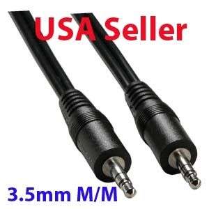 75 ft 3.5mm to 3.5 mm male Audio Extension Cable MM aux computer sound 