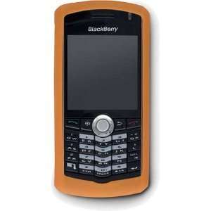  BlackBerry Skin for BlackBerry 8100   Orange Cell Phones 