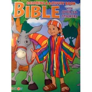  Bible Coloring and Activity Book With Over 30 Stickers (Joseph 