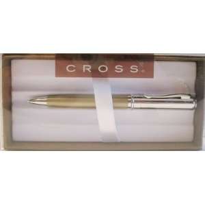  Cross Champagne & Silver Tone Ball Point Pen Office 