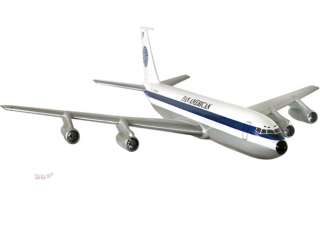 Boeing 707   Pan Am Wood Desktop Airplane Model  