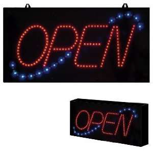   Street Glow SGOPEN192 LED OPEN Sign with 12 Light Modes Automotive