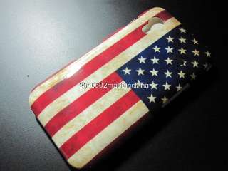 Retro USA Flag smooth Hard Case Skin Cover For Samsung Galaxy Ace 