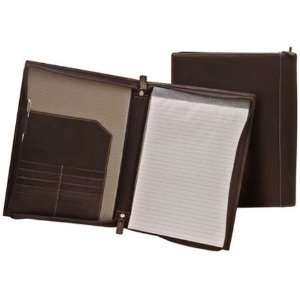  Libelle Leather Brown Zip Letter Pad Accessory   LB 