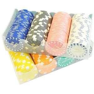   Recovery 12 Step Poker Chip Set of 200 Hot Stamped Chips Toys & Games