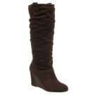 Womens Rampage Swift Brown Faux Suede Shoes 
