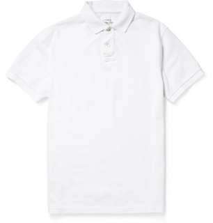   Polos  Short sleeve polos  Washed Cotton Piqué Polo Shirt