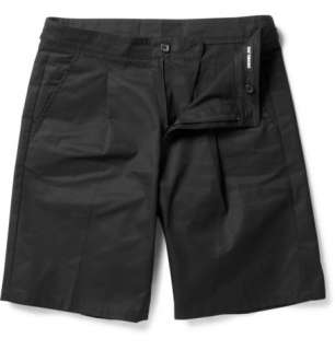  Clothing  Shorts  Casual  Pleated Cotton Twill 
